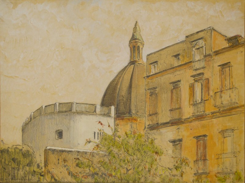 1935 - La chiesa di Santa Teresa a napoli
